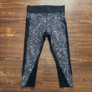 Stylish Black Patterned Women's Leggings